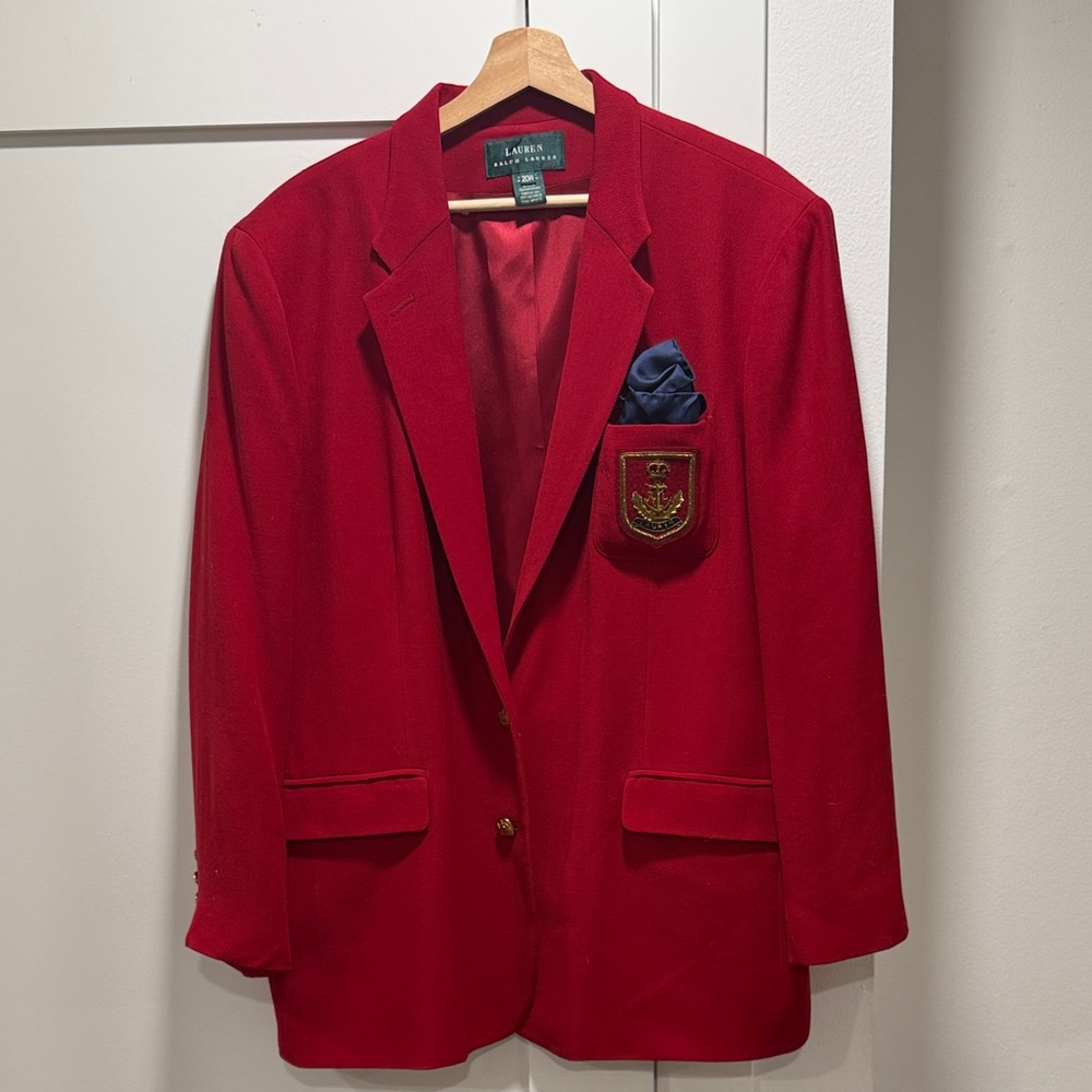 Ralph Lauren Vibrant Red Jacket